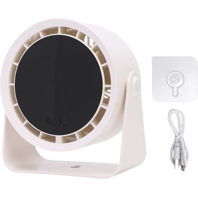 OEM Ventilatore Da Tavolo Piccolo, Pieghevole E Silenzioso Con 100 Velocità, Display Digitale A Led, Batteria Ricaricabile, Montaggio A Parete, Pale A Spirale, Beige OEM Ventilatore Da Tavolo Piccolo, Pieghevole E Silenzioso Con 100 Velocità, Display Digitale A Led, Batteria Ricaricabile, Montaggio A Parete, Pale A Spirale, Beige