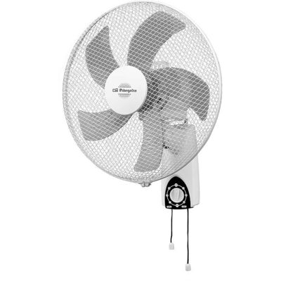 ORBEGOZO Ventilador De Pared 3 Velocidades Ventilador Oscilante Silencioso 45w 40cm Cabezal Inclinable Ajustable ORBEGOZO Ventilador De Pared 3 Velocidades Ventilador Oscilante Silencioso 45w 40cm Cabezal Inclinable Ajustable