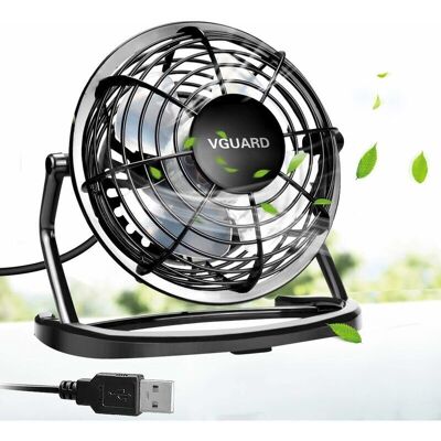 OEM Mini Ventilatore, Ventilatore Usb, Rotazione A 360 Gradi, Ventilatore Portatile Da 10 Cm, Silenzioso, Ideale Per Scrivania/tavolo, Passeggino, Casa, Ufficio, Campeggio, Viaggi – Nero - Crezuo OEM Mini Ventilatore, Ventilatore Usb, Rotazione A 360 Gradi, Ventilatore Portatile Da 10 Cm, Silenzioso, Ideale Per Scrivania/tavolo, Passeggino, Casa, Ufficio, Campeggio, Viaggi – Nero - Crezuo
