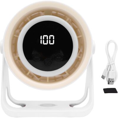 OEM Ventilatore Da Tavolo Ricaricabile Tramite Usb A 5 Velocità, Silenzioso E Portatile Con Luce Integrata, Ideale Per Ufficio, Camera Da Letto E Campeggio All'aperto. OEM Ventilatore Da Tavolo Ricaricabile Tramite Usb A 5 Velocità, Silenzioso E Portatile Con Luce Integrata, Ideale Per Ufficio, Camera Da Letto E Campeggio All'aperto.