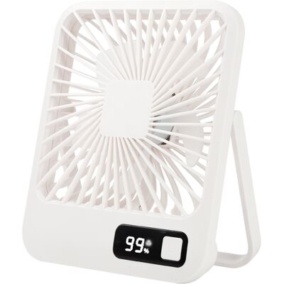 OEM Ventilatore Da Tavolo Portatile Q3 Con Display Digitale, 5 Velocità Regolabili, Ricaricabile Tramite Usb, Ideale Per Casa E Ufficio. OEM Ventilatore Da Tavolo Portatile Q3 Con Display Digitale, 5 Velocità Regolabili, Ricaricabile Tramite Usb, Ideale Per Casa E Ufficio.