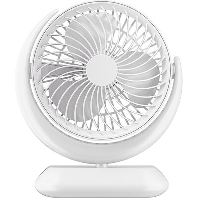 OEM Mini Ventilatore Usb A Forma Di Luna, Batteria 1200 Mah, Motore A 3 Velocità, Aria Orientabile A 45°, Luce Calda OEM Mini Ventilatore Usb A Forma Di Luna, Batteria 1200 Mah, Motore A 3 Velocità, Aria Orientabile A 45°, Luce Calda