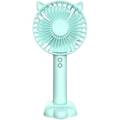 OEM Mini Ventilatore Portatile Ricaricabile, 3 Velocità Regolabili, Bassa Rumorosità, Luce D'Atmosfera Integrata, Lunga Durata Della Batteria, Blu OEM Mini Ventilatore Portatile Ricaricabile, 3 Velocità Regolabili, Bassa Rumorosità, Luce D'Atmosfera Integrata, Lunga Durata Della Batteria, Blu