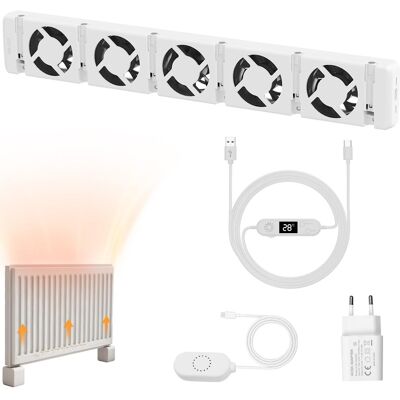 OEM Ventilatore Di Riscaldamento Fan 5.0, Amplificatore Per Radiatore Intelligente, Velocità Regolabile Con Termostato, Ventilatore Di Riscaldamento Silenzioso, Risparmio Energetico E Sui Costi Di Riscald OEM Ventilatore Di Riscaldamento Fan 5.0, Amplificatore Per Radiatore Intelligente, Velocità Regolabile Con Termostato, Ventilatore Di Riscaldamento Silenzioso, Risparmio Energetico E Sui Costi Di Riscald