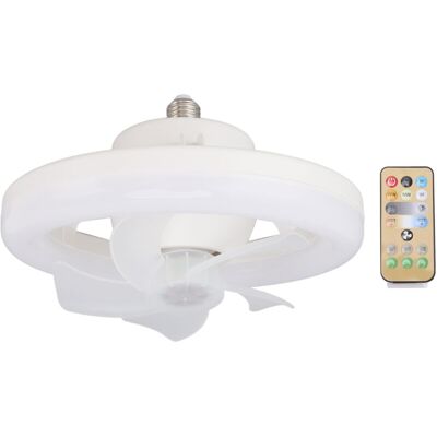 OEM Ventilatore Da Soffitto Girevole A 360 Gradi, Luce Led E27 Regolabile, 5 Pale, 48w, Con Telecomando, Per Garage, Da 85 A 265v OEM Ventilatore Da Soffitto Girevole A 360 Gradi, Luce Led E27 Regolabile, 5 Pale, 48w, Con Telecomando, Per Garage, Da 85 A 265v