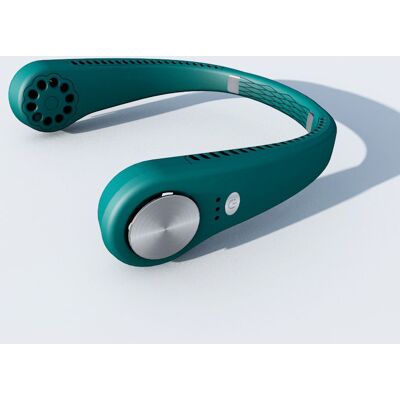 OEM Ventilatore Da Collo Senza Pale, Raffreddamento A 360°, Ricaricabile Tramite Usb, 3 Velocità, Cuffie Incluse (nero) OEM Ventilatore Da Collo Senza Pale, Raffreddamento A 360°, Ricaricabile Tramite Usb, 3 Velocità, Cuffie Incluse (nero)