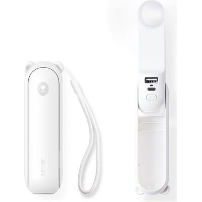 URSUS Mini Ventilatore Portatile, Ventilatore Palmare 3 In 1, Ventilatore Tascabile Ricaricabile, Ventilatore A Batteria Con Batteria Esterna, Funzione Torcia URSUS Mini Ventilatore Portatile, Ventilatore Palmare 3 In 1, Ventilatore Tascabile Ricaricabile, Ventilatore A Batteria Con Batteria Esterna, Funzione Torcia
