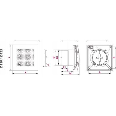 AWENTA Ventilatore Pulsar Wpab110zt 110m3/h 9w AWENTA Ventilatore Pulsar Wpab110zt 110m3/h 9w