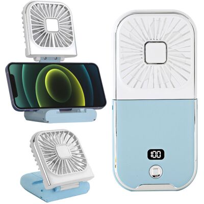 OEM Ventilatore Portatile Da Collo/scrivania, Supporto Pieghevole, Ricaricabile Tramite Usb, Schermo Led (mini, Silenzioso) OEM Ventilatore Portatile Da Collo/scrivania, Supporto Pieghevole, Ricaricabile Tramite Usb, Schermo Led (mini, Silenzioso)