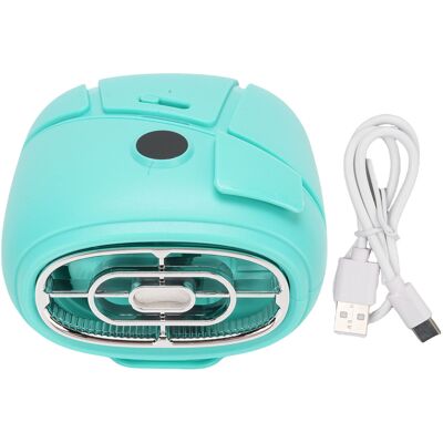 OEM Ventilatore Portatile Con Diffusore Di Aromaterapia, 100 Velocità Regolabili In Continuo, Display Digitale A Led, Ricaricabile, Per Uso Esterno (verde). OEM Ventilatore Portatile Con Diffusore Di Aromaterapia, 100 Velocità Regolabili In Continuo, Display Digitale A Led, Ricaricabile, Per Uso Esterno (verde).
