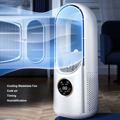 OEM Potente Ventilatore A Torre Oscillante In Abs A 6 Velocità Con Serbatoio Dell'acqua, Senza Pale, Bianco, Alimentato Tramite Usb. OEM Potente Ventilatore A Torre Oscillante In Abs A 6 Velocità Con Serbatoio Dell'acqua, Senza Pale, Bianco, Alimentato Tramite Usb.
