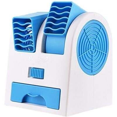 Zone Nuovo Mini Condizionatore D'Aria 3 In 1, Ventilatore, Umidificatore E Purificatore Per Casa/camera Da Letto/ufficio/uso Esterno, Usb/portatile, Silenzioso, Raffreddatore D'Aria A Batteria, 1 Pz (blu) Zone Nuovo Mini Condizionatore D'Aria 3 In 1, Ventilatore, Umidificatore E Purificatore Per Casa/camera Da Letto/ufficio/uso Esterno, Usb/portatile, Silenzioso, Raffreddatore D'Aria A Batteria, 1 Pz (blu)
