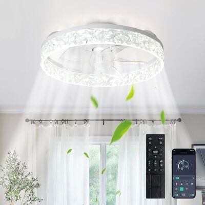 OEM Ventilatori Da Soffitto Bianchi Con Luci E Telecomando: Ventilatore Da Soffitto A Incasso Da 40 Cm Con 6 Velocità E 3 Temperature Di Colore - Ventilatore Led Dimmerabile 3000-6500k Per Camera Da Letto OEM Ventilatori Da Soffitto Bianchi Con Luci E Telecomando: Ventilatore Da Soffitto A Incasso Da 40 Cm Con 6 Velocità E 3 Temperature Di Colore - Ventilatore Led Dimmerabile 3000-6500k Per Camera Da Letto