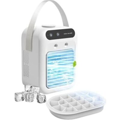 URSUS Condizionatore D'Aria Evaporativo, Ventilatore Da Tavolo, Raffreddatore Usb, Piccolo Condizionatore D'Aria Per Stanza, Auto, Esterno URSUS Condizionatore D'Aria Evaporativo, Ventilatore Da Tavolo, Raffreddatore Usb, Piccolo Condizionatore D'Aria Per Stanza, Auto, Esterno