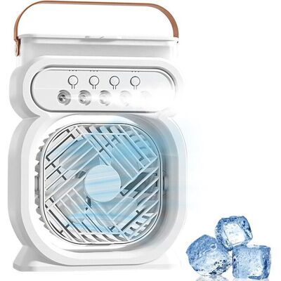 ULISEM Condizionatore D'Aria Portatile Silenzioso 3 In 1: Raffreddatore D'Aria, Umidificatore E Ventilatore Nebulizzatore, Con Timer E Luce Notturna. ULISEM Condizionatore D'Aria Portatile Silenzioso 3 In 1: Raffreddatore D'Aria, Umidificatore E Ventilatore Nebulizzatore, Con Timer E Luce Notturna.