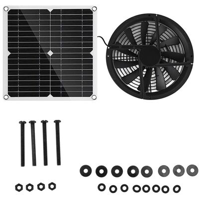 OEM Kit Ventilatore Solare, 100w, 3000 Giri/min, Ventilatore Di Scarico Impermeabile Da 25 Cm (10 Pollici) Alimentato Da Pannello Solare, Ventilatore Solare Protetto Per Pollaio OEM Kit Ventilatore Solare, 100w, 3000 Giri/min, Ventilatore Di Scarico Impermeabile Da 25 Cm (10 Pollici) Alimentato Da Pannello Solare, Ventilatore Solare Protetto Per Pollaio