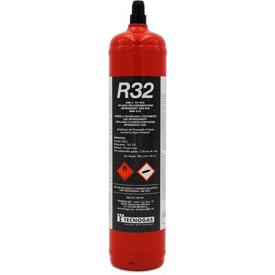 Tecnogas Gas R32 - Ricaricabile - 0,78 Kg (attenzione: Prodotto Acquistabile Solo Dai Possessori Di Patentino F-gas) Per Condizionatori E Climatizzatori 00000011254 Tecnogas Gas R32 - Ricaricabile - 0,78 Kg (attenzione: Prodotto Acquistabile Solo Dai Possessori Di Patentino F-gas) Per Condizionatori E Climatizzatori 00000011254