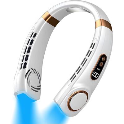 OEM Ventilatore Da Collo Portatile A Led, 5 Velocità Regolabili, Ricaricabile Tramite Usb, Per Donne, Campeggio, Viaggi, Attività All'aperto, Bianco -crezuo OEM Ventilatore Da Collo Portatile A Led, 5 Velocità Regolabili, Ricaricabile Tramite Usb, Per Donne, Campeggio, Viaggi, Attività All'aperto, Bianco -crezuo