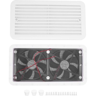 VISTRECK Ventilatore Laterale Per Camper, Uscita Aria Unidirezionale, 24v, 5w, Per Camper, Roulotte, Yacht. VISTRECK Ventilatore Laterale Per Camper, Uscita Aria Unidirezionale, 24v, 5w, Per Camper, Roulotte, Yacht.