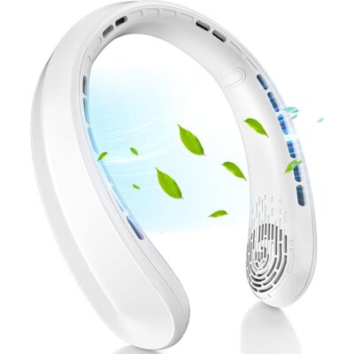 OEM Ventilatore Da Collo Portatile, Batteria Da 4000 Mah, 3 Velocità, Raffreddamento Rapido, Ultra Silenzioso, Senza Pale, Design Da Indossare Sulla Testa (bianco) OEM Ventilatore Da Collo Portatile, Batteria Da 4000 Mah, 3 Velocità, Raffreddamento Rapido, Ultra Silenzioso, Senza Pale, Design Da Indossare Sulla Testa (bianco)