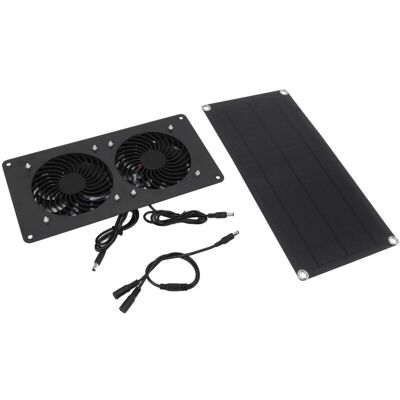 OEM Ventilatore Di Scarico Professionale Da 10 W Ad Energia Solare, Doppia Ventola Ad Alta Efficienza, Ventilatore Solare Per Serra, Capannone, Fienile, Pollaio -crezuo OEM Ventilatore Di Scarico Professionale Da 10 W Ad Energia Solare, Doppia Ventola Ad Alta Efficienza, Ventilatore Solare Per Serra, Capannone, Fienile, Pollaio -crezuo