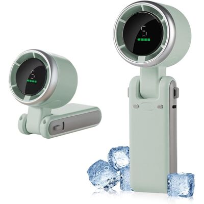 OEM Ventilatore Portatile Ricaricabile Con Display A Led, Senza Fili, Ricaricabile Tramite Usb, 5 Velocità E Flusso D'Aria Regolabile, Ideale Per Ufficio E Viaggi (verde) OEM Ventilatore Portatile Ricaricabile Con Display A Led, Senza Fili, Ricaricabile Tramite Usb, 5 Velocità E Flusso D'Aria Regolabile, Ideale Per Ufficio E Viaggi (verde)