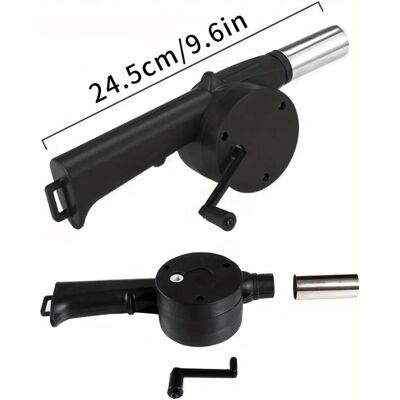 OEM Soffiatore A Manovella, Soffiatore Manuale Portatile Per Uso Domestico, Ventilatore Per Falò A Carbone Da Picnic. OEM Soffiatore A Manovella, Soffiatore Manuale Portatile Per Uso Domestico, Ventilatore Per Falò A Carbone Da Picnic.