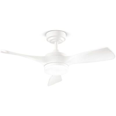 PERENZ Ventilatore Da Soffitto Con Luce Led 18w E Pale In Legno Massiccio Verniciato Bianco, 6 Velocità, Telecomando Incluso, Diametro 90 Cm - PERENZ Ventilatore Da Soffitto Con Luce Led 18w E Pale In Legno Massiccio Verniciato Bianco, 6 Velocità, Telecomando Incluso, Diametro 90 Cm -