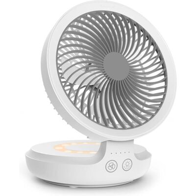 OEM Ventilatore Usb Con Batteria Da 4000 Mah, 4 Velocità, Oscillazione Orizzontale E A 120°, Silenzioso E Portatile Per Ufficio, Camera Da Letto Ed Escursionismo - Crezuo OEM Ventilatore Usb Con Batteria Da 4000 Mah, 4 Velocità, Oscillazione Orizzontale E A 120°, Silenzioso E Portatile Per Ufficio, Camera Da Letto Ed Escursionismo - Crezuo