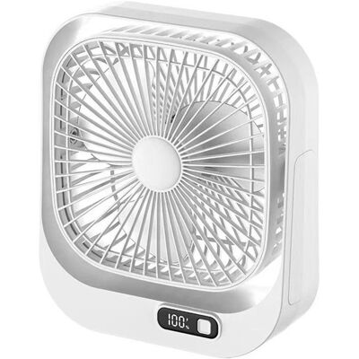 OEM Ventilatore Da Tavolo - Ricaricabile Tramite Usb - Silenzioso E Leggero - Con Display Digitale A Led - Regolabile A 360° - 3 Velocità Del Vento - Ventilatore Nero Con Motore Brushless - Adatto Per Uff OEM Ventilatore Da Tavolo - Ricaricabile Tramite Usb - Silenzioso E Leggero - Con Display Digitale A Led - Regolabile A 360° - 3 Velocità Del Vento - Ventilatore Nero Con Motore Brushless - Adatto Per Uff