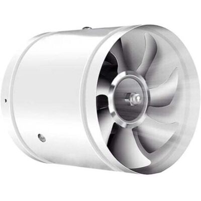 OEM Ventilatore Di Scarico Bidirezionale, Mini Ventilatore Di Scarico, Diametro 195 Mm, Lunghezza 150 Mm, Bianco OEM Ventilatore Di Scarico Bidirezionale, Mini Ventilatore Di Scarico, Diametro 195 Mm, Lunghezza 150 Mm, Bianco