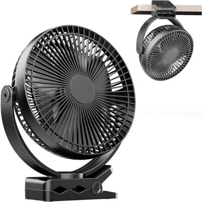 OEM Ventilatore Da Tavolo Portatile Con Clip Usb, 20 Cm, Batteria Da 10000 Mah, 4 Velocità E Rotazione Bidirezionale. OEM Ventilatore Da Tavolo Portatile Con Clip Usb, 20 Cm, Batteria Da 10000 Mah, 4 Velocità E Rotazione Bidirezionale.