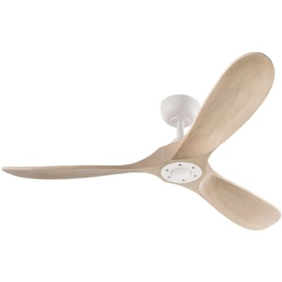 PERENZ Ventilatore Da Soffitto 7214 In Metallo Bianco, 132 Cm, Motore Dc 26w, 3 Pale In Legno Sbiancato, Con Telecomando E 6 Velocità - PERENZ Ventilatore Da Soffitto 7214 In Metallo Bianco, 132 Cm, Motore Dc 26w, 3 Pale In Legno Sbiancato, Con Telecomando E 6 Velocità -