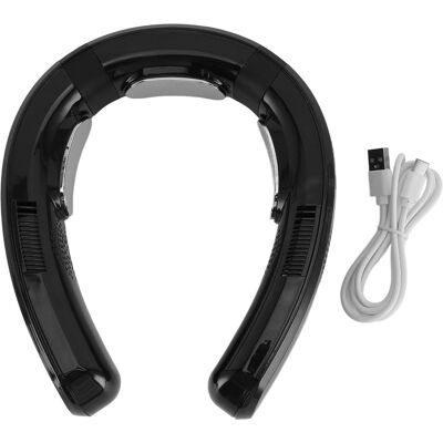 VISTRECK Condizionatore D'Aria Portatile Con Ventilatore Da Collo, Raffreddamento A Stato Solido, Senza Pale, 6000 Mah, Riscaldamento, Ricaricabile, Silenzioso, Display Digitale Per Uso Interno Ed Esterno, Ner VISTRECK Condizionatore D'Aria Portatile Con Ventilatore Da Collo, Raffreddamento A Stato Solido, Senza Pale, 6000 Mah, Riscaldamento, Ricaricabile, Silenzioso, Display Digitale Per Uso Interno Ed Esterno, Ner