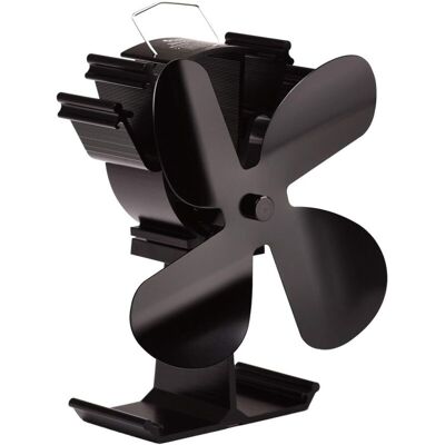 OEM Ventilatore Per Stufa A Legna A 4 Pale, Alimentato A Calore, Silenzioso (nero) OEM Ventilatore Per Stufa A Legna A 4 Pale, Alimentato A Calore, Silenzioso (nero)
