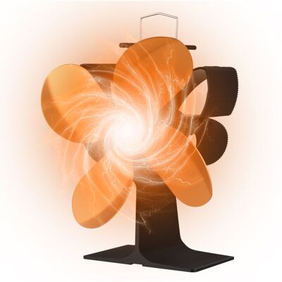 OEM Ventilatore Da Stufa A 4 Pale Alimentato A Calore Con Maniglia Per Il Trasporto E Protezione Contro Il Surriscaldamento - Ventilatore A Farfalla Ecologico, Non Elettrico E Portatile Per Caminetti A Le OEM Ventilatore Da Stufa A 4 Pale Alimentato A Calore Con Maniglia Per Il Trasporto E Protezione Contro Il Surriscaldamento - Ventilatore A Farfalla Ecologico, Non Elettrico E Portatile Per Caminetti A Le