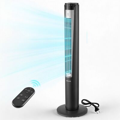 VEVOR Ventilatore A Torre Oscillante Per Camera Da Letto, Ventilatore A Torre Girevole 70 Gradi 3 Velocita, 4 Modalita E Timer, Flusso Dearia 5,3 M/s, Circolazione Dearia Per Casa Soggiorno Ufficio VEVOR Ventilatore A Torre Oscillante Per Camera Da Letto, Ventilatore A Torre Girevole 70 Gradi 3 Velocita, 4 Modalita E Timer, Flusso Dearia 5,3 M/s, Circolazione Dearia Per Casa Soggiorno Ufficio