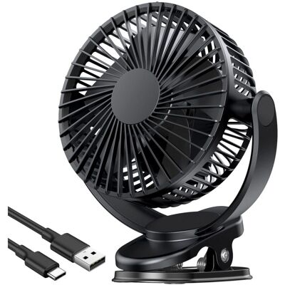 XISRENS Ventilatore Usb, Ventilatore Portatile Ricaricabile, 3 Velocità, Ventilatore A Clip, Ventilatore Da Scrivania Da 5000 Mah, Rotazione A 360°, Per Campeggio, Tapis Roulant E Auto. XISRENS Ventilatore Usb, Ventilatore Portatile Ricaricabile, 3 Velocità, Ventilatore A Clip, Ventilatore Da Scrivania Da 5000 Mah, Rotazione A 360°, Per Campeggio, Tapis Roulant E Auto.