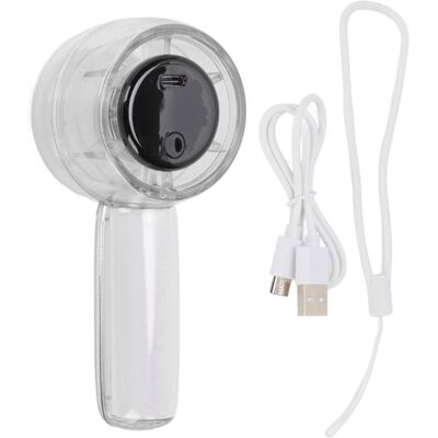 OEM Ventilatore Portatile Turbo Crezuo, 5 Velocità, Regolabile In Continuo, Ricaricabile, Portatile, Piccolo Con Display Digitale, Ideale Per Campeggio All'aperto, Bianco.-crezuo OEM Ventilatore Portatile Turbo Crezuo, 5 Velocità, Regolabile In Continuo, Ricaricabile, Portatile, Piccolo Con Display Digitale, Ideale Per Campeggio All'aperto, Bianco.-crezuo