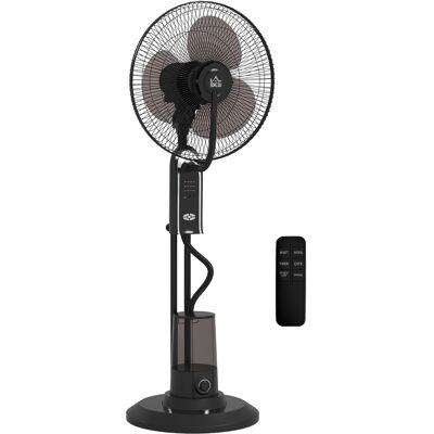 BEYAMIS Ventilatore A Piantana Con Nebulizzatore – 3 Velocità, 3 Modalità – Oscillazione A 70° – Serbatoio Acqua Da 3,2 L – Telecomando – 44,5 X 38,5 X 120 Cm – Nero BEYAMIS Ventilatore A Piantana Con Nebulizzatore – 3 Velocità, 3 Modalità – Oscillazione A 70° – Serbatoio Acqua Da 3,2 L – Telecomando – 44,5 X 38,5 X 120 Cm – Nero