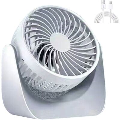 OEM Ventilatore Da Tavolo Portatile E Silenzioso, Ricaricabile Tramite Usb, Con Rotazione A 360° E 3 Velocità, Ideale Per Camera Da Letto, Ufficio E Campeggio All'aperto. OEM Ventilatore Da Tavolo Portatile E Silenzioso, Ricaricabile Tramite Usb, Con Rotazione A 360° E 3 Velocità, Ideale Per Camera Da Letto, Ufficio E Campeggio All'aperto.