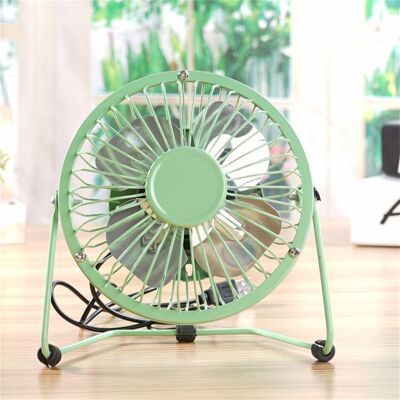 OEM Mini Ventilatore Da Tavolo Usb Con 4 Pale In Metallo, Nero OEM Mini Ventilatore Da Tavolo Usb Con 4 Pale In Metallo, Nero