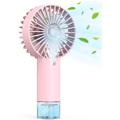 OEM Mini Ventilatore Nebulizzatore Portatile, Ideale Per Studenti, Per Un'idratazione Ottimale. Ricaricabile Tramite Usb, Colore Rosa. OEM Mini Ventilatore Nebulizzatore Portatile, Ideale Per Studenti, Per Un'idratazione Ottimale. Ricaricabile Tramite Usb, Colore Rosa.