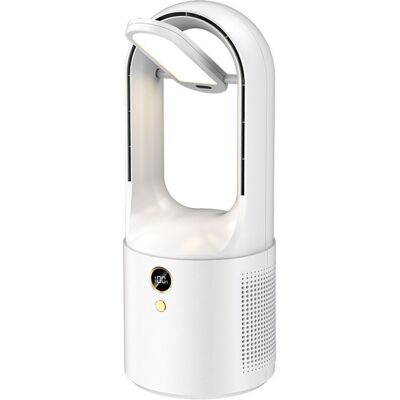 OEM Ventilatore Da Scrivania Turbo Senza Pale, Ricaricabile Tramite Usb, Batteria Da 2000 Mah, Mini Ventilatore Portatile Silenzioso, 6 Velocità, Luce Notturna A Led Integrata OEM Ventilatore Da Scrivania Turbo Senza Pale, Ricaricabile Tramite Usb, Batteria Da 2000 Mah, Mini Ventilatore Portatile Silenzioso, 6 Velocità, Luce Notturna A Led Integrata