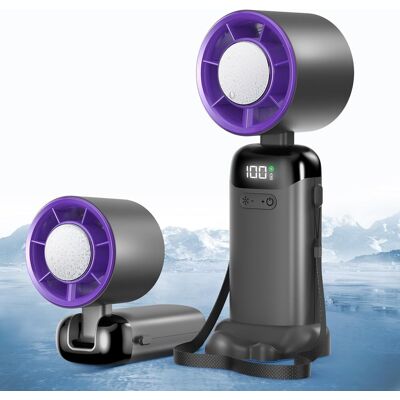 OEM Mini Ventilatore Portatile Di Piccole Dimensioni, Mini Ventilatore Palmare Ricaricabile Tramite Usb Con 5 Velocità E Display A Led Per Casa, Ufficio, Camera Da Letto, Viaggi All'aperto (grigio) OEM Mini Ventilatore Portatile Di Piccole Dimensioni, Mini Ventilatore Palmare Ricaricabile Tramite Usb Con 5 Velocità E Display A Led Per Casa, Ufficio, Camera Da Letto, Viaggi All'aperto (grigio)