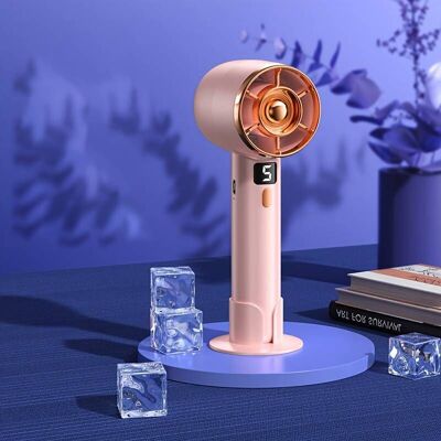 OEM Mini Ventilatore Portatile Con Display Digitale, Piccolo Ventilatore A Mano, Funzione Di Ricarica Usb, Estremamente Silenzioso, Ventilatore Potente - Crezuo OEM Mini Ventilatore Portatile Con Display Digitale, Piccolo Ventilatore A Mano, Funzione Di Ricarica Usb, Estremamente Silenzioso, Ventilatore Potente - Crezuo