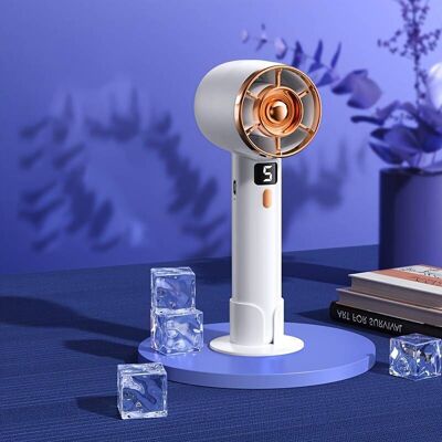 OEM Mini Ventilatore Portatile Con Display Digitale, Piccolo Ventilatore A Mano, Funzione Di Ricarica Usb, Estremamente Silenzioso, Ventilatore Potente - Crezuo OEM Mini Ventilatore Portatile Con Display Digitale, Piccolo Ventilatore A Mano, Funzione Di Ricarica Usb, Estremamente Silenzioso, Ventilatore Potente - Crezuo