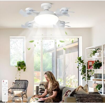 OEM Ventilatore Da Soffitto A Led A 4 Pale - Telecomando, 3 Velocità, Dimmerabile, Luce E Ventilazione 2 In 1 OEM Ventilatore Da Soffitto A Led A 4 Pale - Telecomando, 3 Velocità, Dimmerabile, Luce E Ventilazione 2 In 1