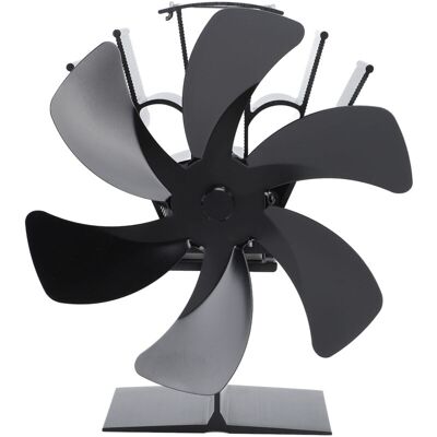 OEM Ventilatore Verticale A 6 Pale Per Stufa, Azionato Dal Calore, Con Maniglia Per Una Rapida Circolazione Dell'aria Calda, Design Superiore Per Caminetto, Nero -crezuo OEM Ventilatore Verticale A 6 Pale Per Stufa, Azionato Dal Calore, Con Maniglia Per Una Rapida Circolazione Dell'aria Calda, Design Superiore Per Caminetto, Nero -crezuo