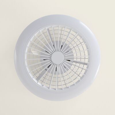 LEDKIA Ventilatore Da Soffitto Con Luce Silenzioso Dc Angin Trasparente Telecomando Piccola (fino A 10 M²) Bianco Ø45 Cm LEDKIA Ventilatore Da Soffitto Con Luce Silenzioso Dc Angin Trasparente Telecomando Piccola (fino A 10 M²) Bianco Ø45 Cm